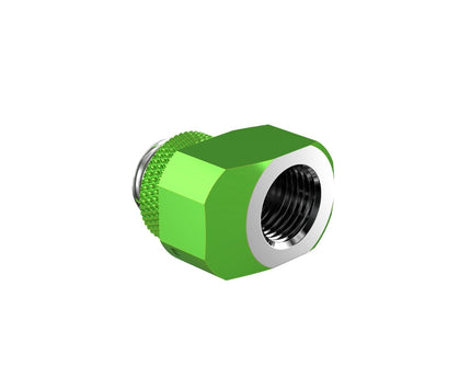 PrimoChill InterConnect SX Male to Female G 1/4in. Offset Full Rotary Fitting - 10mm - Toxic Candy