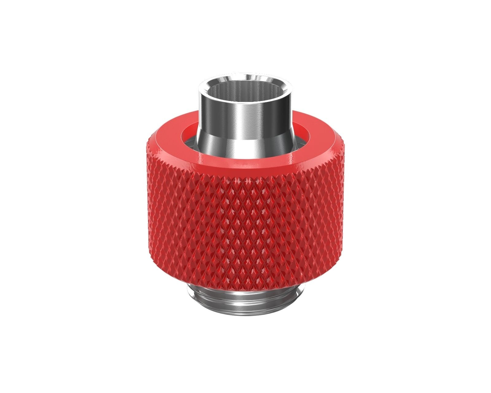 PrimoChill SecureFit SX - Premium Compression Fitting For 3/8in ID x 1/2in OD Flexible Tubing (F-SFSX12) - Available in 20+ Colors, Custom Watercooling Loop Ready - Razor Red