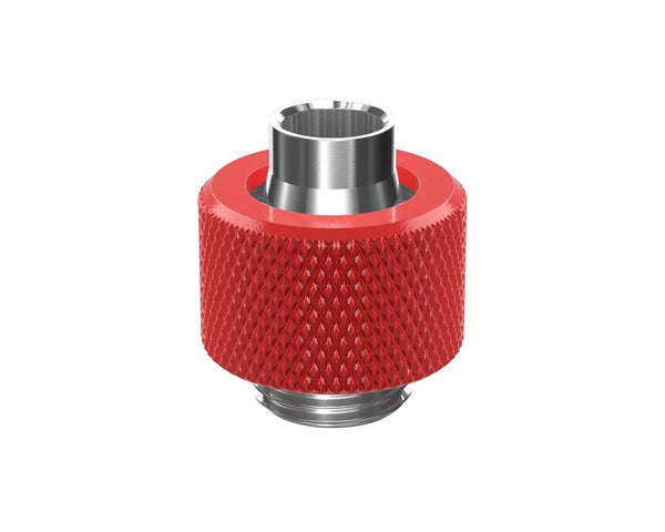 PrimoChill SecureFit SX - Premium Compression Fitting For 3/8in ID x 1/2in OD Flexible Tubing (F-SFSX12) - Available in 20+ Colors, Custom Watercooling Loop Ready - PrimoChill - KEEPING IT COOL Razor Red