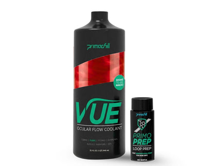 PrimoChill Vue - Computer WaterCooling Coolant, Visual Flow, Solid/Non-Transparent, Full Protection, PrimoPrep Included, Proudly Made in the USA (32oz/.9L) - Razor Red SX