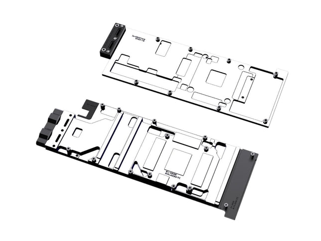 Bykski Durable Metal/POM GPU Water Block and Backplate For NVIDIA GEFORCE RTX 4090D Turbo Edition 48GB (N-PL4090-TC) - Continuous Usage