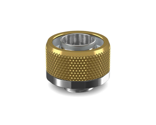 PrimoChill 1/2in. x 3/4in FlexSX Series Compression Fitting - Candy Gold