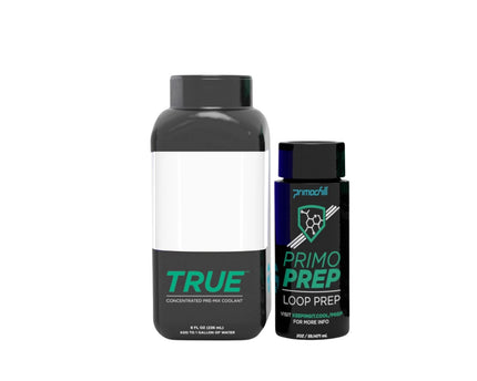 PrimoChill True - Computer WaterCooling Coolant, Concentrate, Low-Conductive, Transparent, Full Protection, PrimoPrep Included, Proudly Made in the USA (Yields a Gallon of Coolant) - Clear