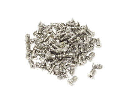 Standard Fan Screw - Silver - 100 Pack