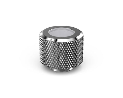 PrimoChill 12mm OD Rigid SX Fitting - Silver Nickel