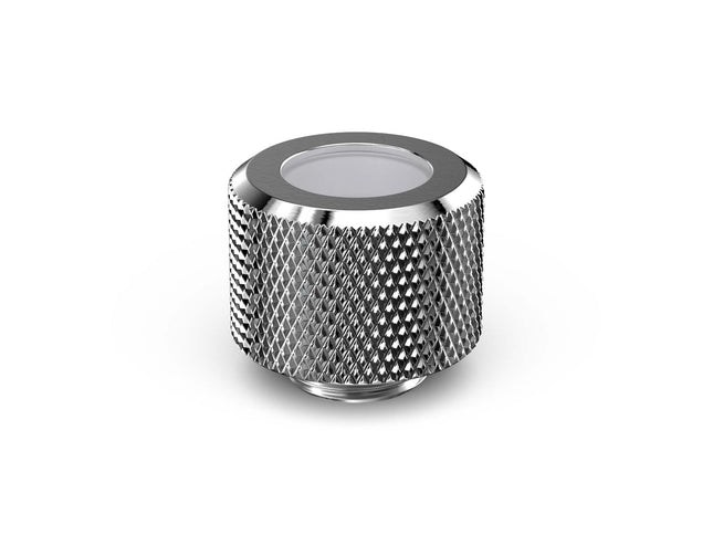 PrimoChill 12mm OD Rigid SX Fitting - Silver Nickel