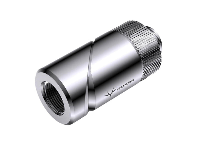 Granzon G 1/4in. Male to Female 0 - 90 Degree Multi Directional Rotary Elbow Fitting (GD-SK-S) - Silver