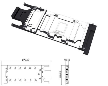 Bykski Durable Metal/POM GPU Water Block and Backplate For NVIDIA GeForce RTX 5090 32G DDR7 (N-RTX5090-115-SR) - Continuous Usage