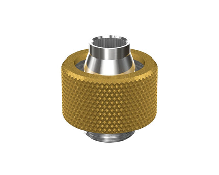 PrimoChill SecureFit SX - Premium Compression Fitting For 3/8in ID x 5/8in OD Flexible Tubing (F-SFSX58) - Available in 20+ Colors, Custom Watercooling Loop Ready - PrimoChill - KEEPING IT COOL Gold