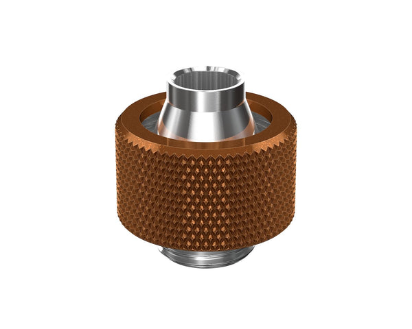 PrimoChill SecureFit SX - Premium Compression Fitting For 3/8in ID x 5/8in OD Flexible Tubing (F-SFSX58) - Available in 20+ Colors, Custom Watercooling Loop Ready - PrimoChill - KEEPING IT COOL Copper