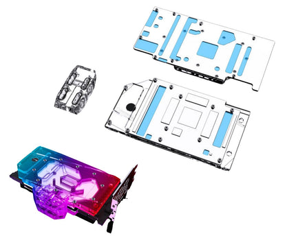 Bykski Full Coverage GPU Water Block w/ Integrated Active Backplate for ASUS TUF RTX 3090 24G GAMING (N-AS3090TUF-TC-V2)