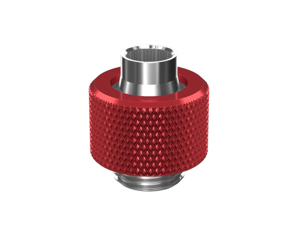 PrimoChill SecureFit SX - Premium Compression Fitting For 3/8in ID x 1/2in OD Flexible Tubing (F-SFSX12) - Available in 20+ Colors, Custom Watercooling Loop Ready - PrimoChill - KEEPING IT COOL Candy Red