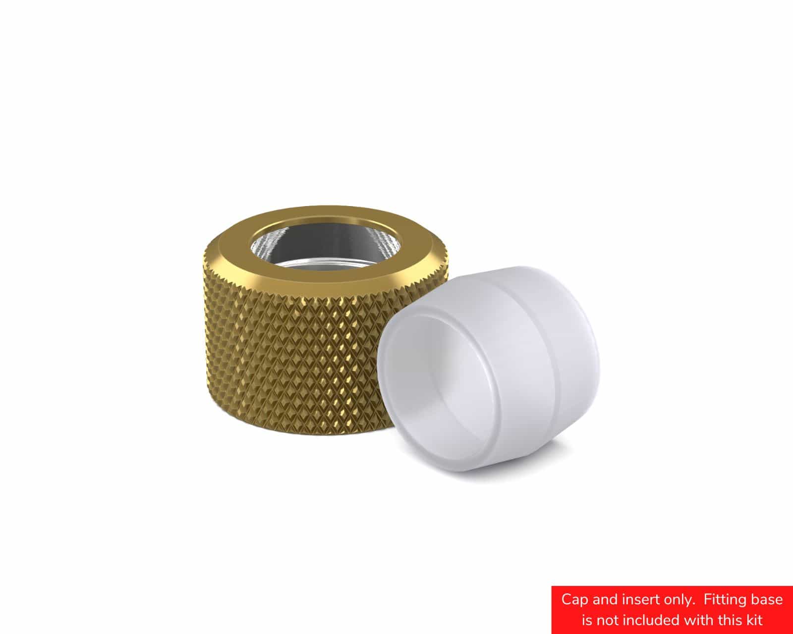 PrimoChill RMSX Replacement Cap Switch Over Kit - 12mm - Candy Gold