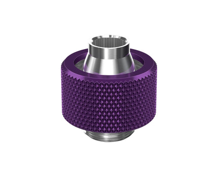 PrimoChill SecureFit SX - Premium Compression Fitting For 3/8in ID x 5/8in OD Flexible Tubing (F-SFSX58) - Available in 20+ Colors, Custom Watercooling Loop Ready - PrimoChill - KEEPING IT COOL Candy Purple
