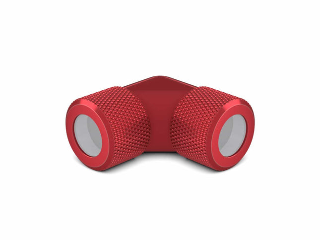 PrimoChill 12mm Rigid SX 90 Degree Fitting Set - Candy Red