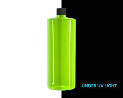PrimoChill Base - Computer WaterCooling High Purity Deionized Water, No Protection, Add your Additives/Inhibitors, Proudly Made in The USA (32oz/.9L) - Transparent - UV Brite Green