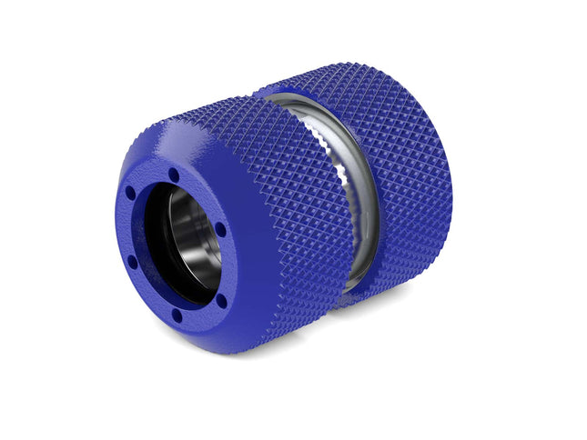 PrimoChill 1/2in. Rigid RevolverSX Series Coupler Fitting - True Blue - True Blue