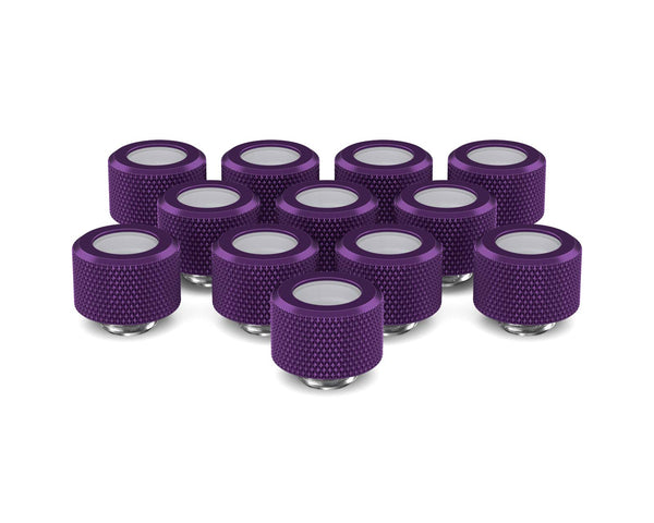 PrimoChill 14mm OD Rigid SX Fitting - 12 Pack - PrimoChill - KEEPING IT COOL Candy Purple