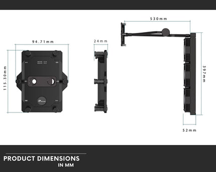 Bykski Durable 3x120mm 4U Server AIO Liquid CPU Cooler For AMD EPYC (Socket SP5/LGA 6096) - Continuous Usage