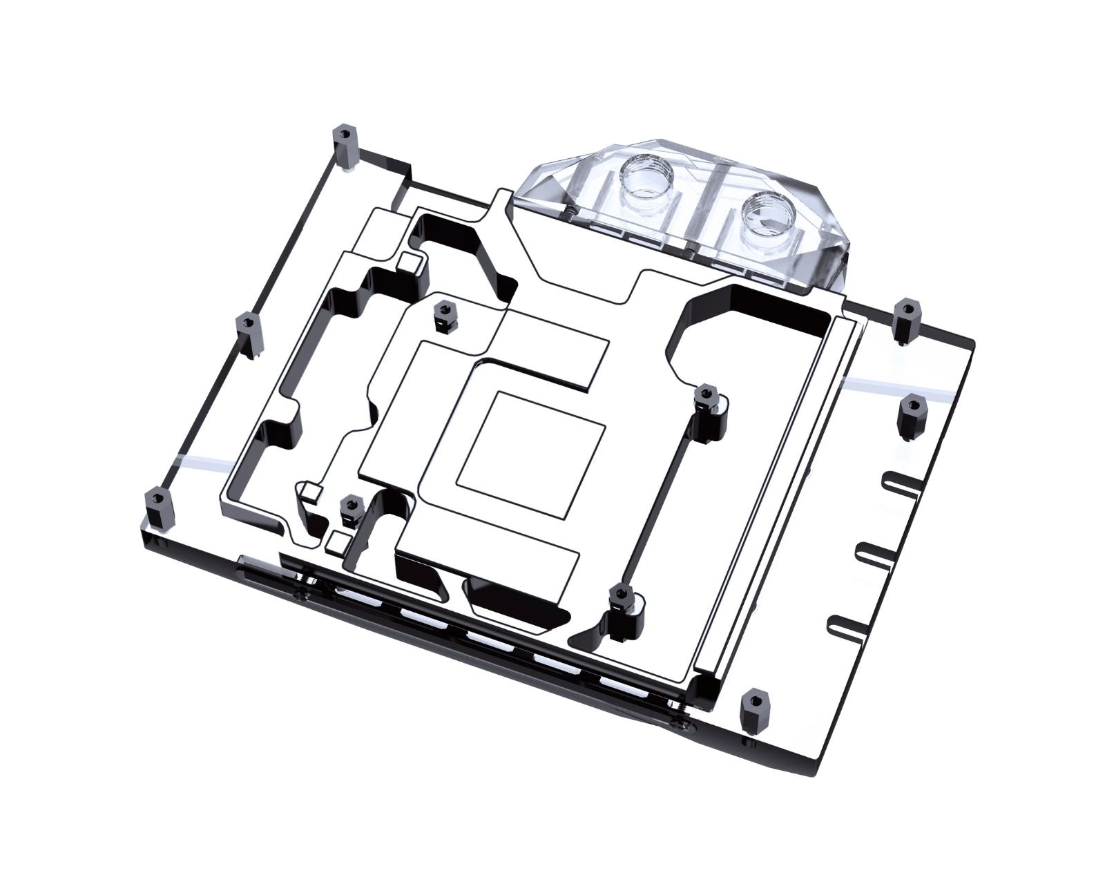 350336 Bykski Full Coverage GPU Water Block and Backplate For MAXSUN GeForce ...