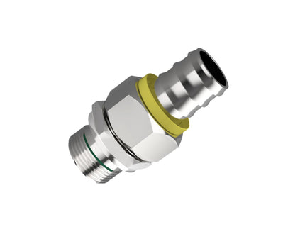 Bykski Stainless Steel Durable Server P-Lok Fitting Set - G1/4 to Barbed for 6mm (1/4in) Pushlok Tubing (CC-G14-14-6)