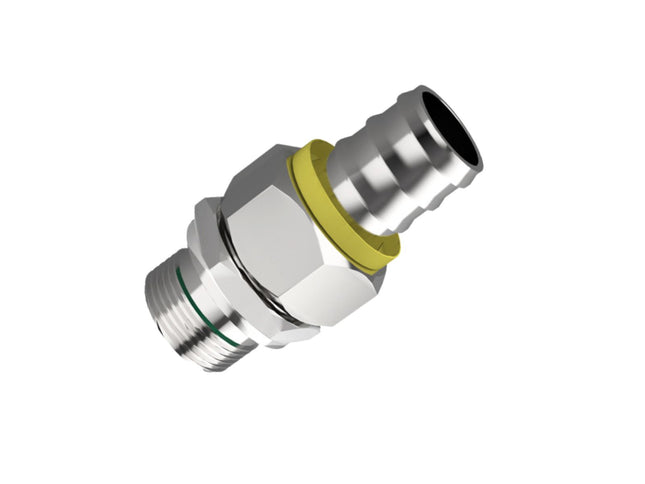 Bykski Stainless Steel Durable Server P-Lok Fitting Set - G1/4 to Barbed for 6mm (1/4in) Pushlok Tubing (CC-G14-14-6)