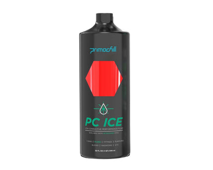 PrimoChill Ice - Computer WaterCooling Coolant, Low-Conductive, Transparent, Full Protection, Proudly Made in the USA (32oz/.9L) - Red