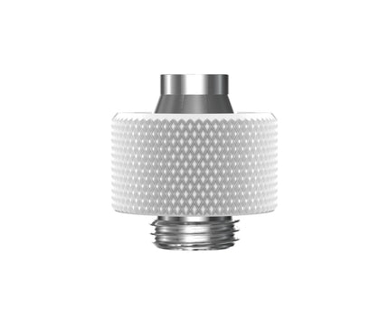 PrimoChill SecureFit SX - Premium Compression Fitting For 7/16in ID x 5/8in OD Flexible Tubing (F-SFSX758) - Available in 20+ Colors, Custom Watercooling Loop Ready - Sky White
