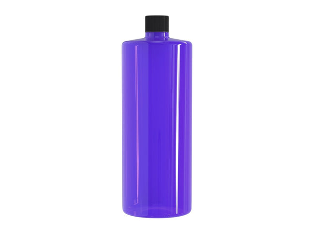 PrimoChill Base - Computer WaterCooling High Purity Deionized Water, No Protection, Add your Additives/Inhibitors, Proudly Made in The USA (32oz/.9L) - Transparent - UV Purple