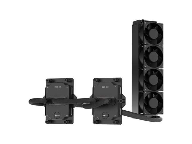 Bykski Durable 4x80mm 2U Server AIO Liquid CPU Cooler For Dual AMD EPYC (Socket SP5/LGA 6096) - Continuous Usage