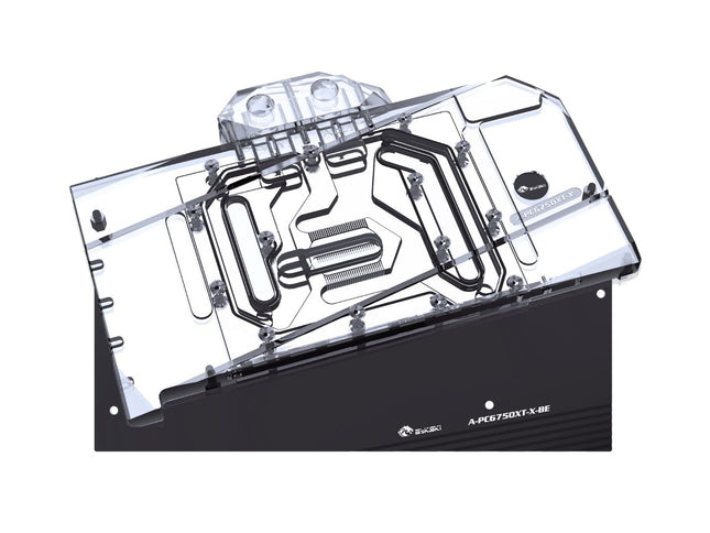 Bykski Full Coverage GPU Water Block and Backplate for PowerColor RX 6750 XT Red Devil (A-PC6750XT-X)