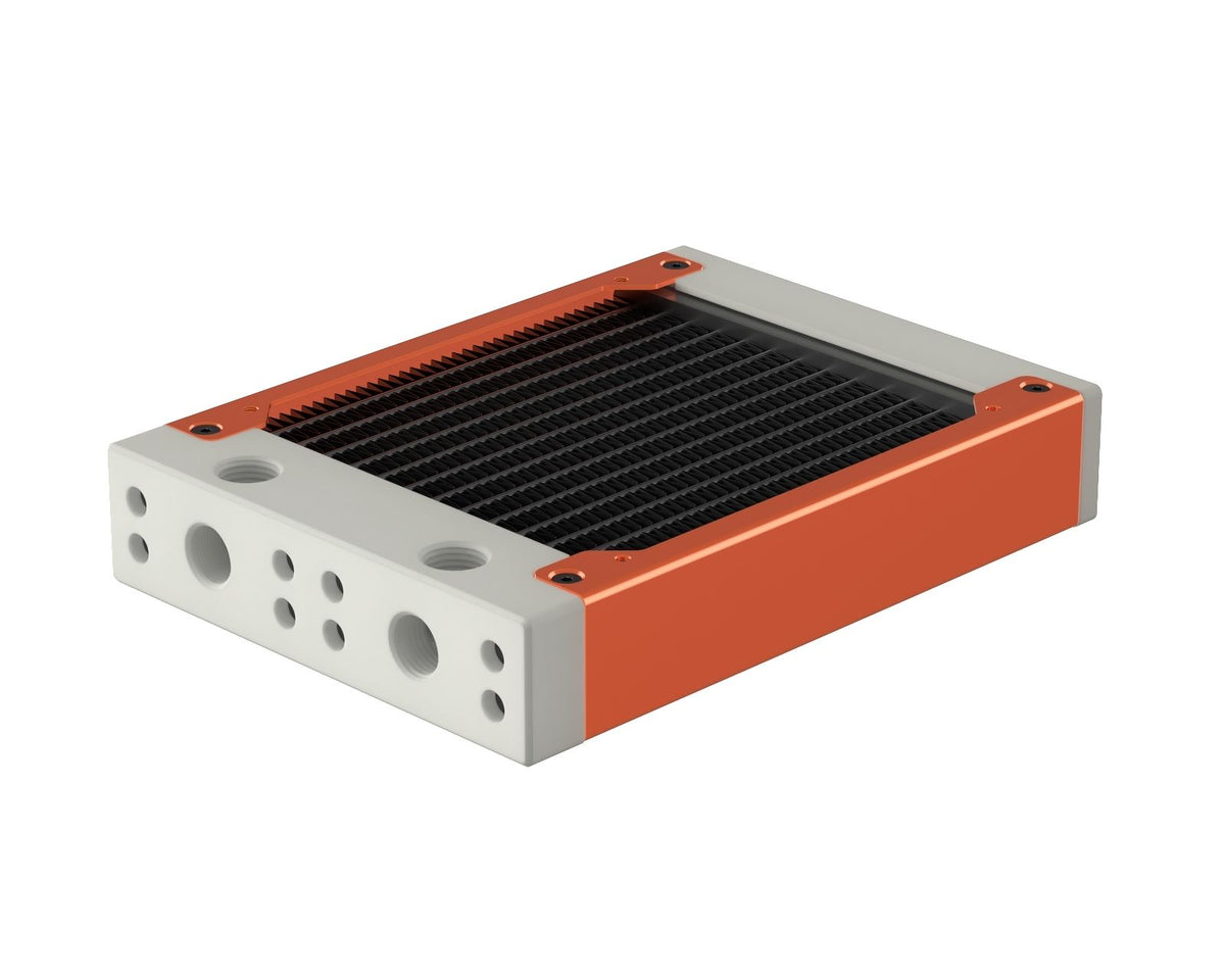 PrimoChill 120SL (30mm) EXIMO Modular Radiator, White POM, 1x120mm, Si ...