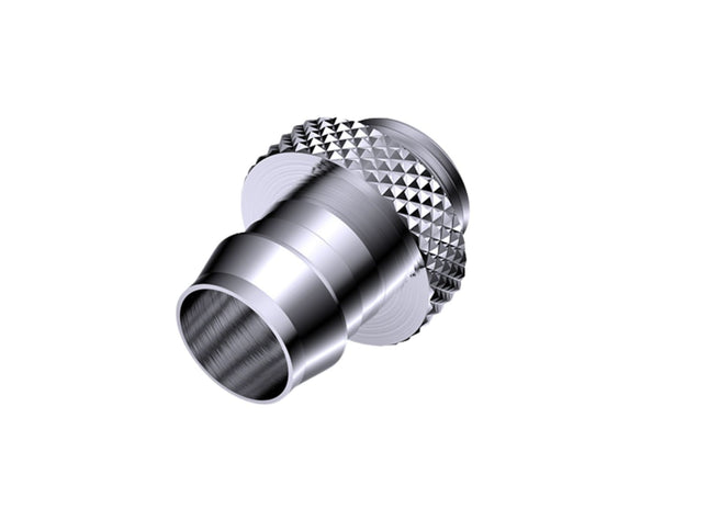 Bykski Barbed Fitting for 3/8in. (10mm) ID Flexible Tubing (B-TJ3) - Silver