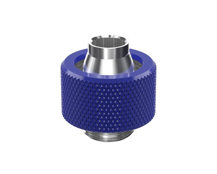 PrimoChill SecureFit SX - Premium Compression Fitting For 3/8in ID x 5/8in OD Flexible Tubing (F-SFSX58) - Available in 20+ Colors, Custom Watercooling Loop Ready - PrimoChill - KEEPING IT COOL True Blue