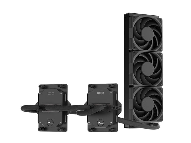 Bykski Durable 3x120mm 4U Server AIO Liquid CPU Cooler For DUAL AMD EPYC (Socket SP5/LGA 6096) - Continuous Usage