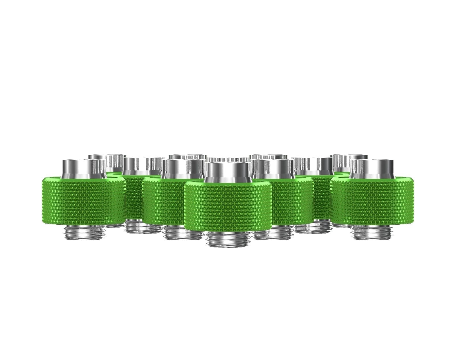 PrimoChill SecureFit SX - Premium Compression Fittings 12 Pack - For 1/2in ID x 3/4in OD Flexible Tubing (F-SFSX34-12) - Available in 20+ Colors, Custom Watercooling Loop Ready - Toxic Candy