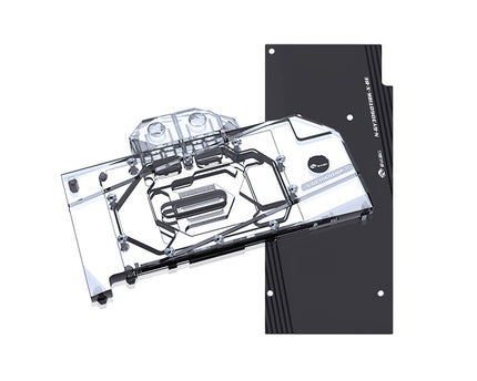 Bykski Full Coverage GPU Water Block and Backplate for GALAXY RTX 3060Ti EX (1-CLICK OC)(N-GY3060TIBK-X)