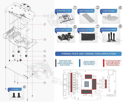 Bykski Full Coverage GPU Water Block and Backplate For iGame GeForce RTX 4070 Ultra W OC-V (N-IG4070ZF-X-V2)