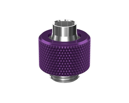 PrimoChill SecureFit SX - Premium Compression Fitting For 3/8in ID x 1/2in OD Flexible Tubing (F-SFSX12) - Available in 20+ Colors, Custom Watercooling Loop Ready - PrimoChill - KEEPING IT COOL Candy Purple