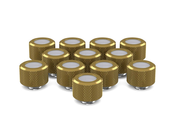 PrimoChill 14mm OD Rigid SX Fitting - 12 Pack - PrimoChill - KEEPING IT COOL Candy Gold