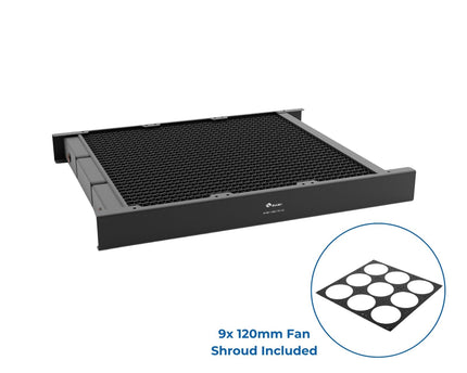 Bykski High-Performance Multi-Block 2,000W Heat Dissipation Radiator, 9x120mm Support (B-RD1080-TK-V2)