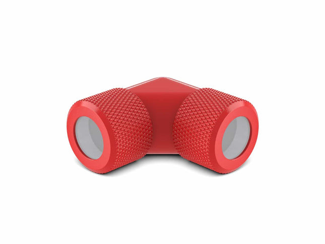 PrimoChill 12mm Rigid SX 90 Degree Fitting Set - Razor Red