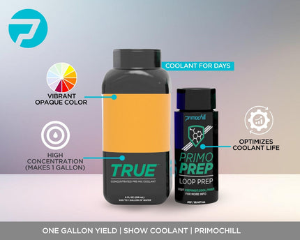 PrimoChill True Opaque - Computer WaterCooling Coolant, Concentrate, Solid/Non-Transparent, Full Protection, PrimoPrep Included, Proudly Made in the USA (Yields a Gallon of Coolant) - Candy Gold SX