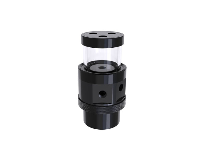 Bykski Complete D5 Pump / 60mm PMMA Reservoir Combo, Armored / POM - Black (CP-NWD5-X-CT60-V3-BK)