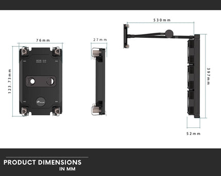 Bykski Durable 3x120mm 4U Server AIO Liquid CPU Cooler For Dual Intel Sapphire Rapids (LGA 4677) - Continuous Usage