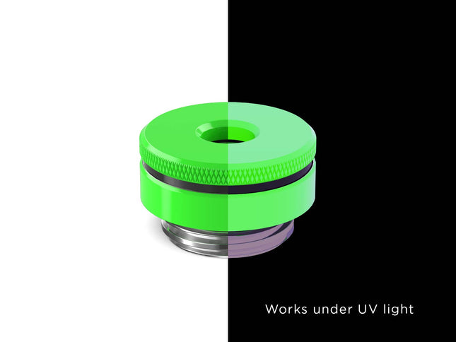 PrimoChill SX Pressure Check Valve - UV Green