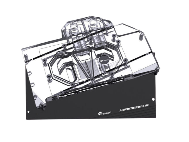 Bykski Full Coverage GPU Water Block and Backplate For Sapphire METAL Pulse AMD Radeon RX 9070XT 16GB (A-SP9070XTMT-X)