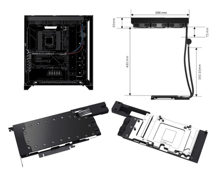 Bykski Durable 360mm Server AIO Liquid GPU Cooler For NVIDIA RTX PRO 6000 Blackwell Server Edition (B-FRD-RTXPRO6000-SR-360)