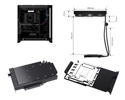 Bykski Durable 360mm Server AIO Liquid GPU Cooler For NVIDIA RTX PRO 6000 Blackwell Workstation Edition (B-FRD-RTXPRO6000-WS-360)