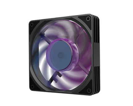 Bykski 9 Blade High Volume 120mm PWM - 5V Addressable RGB(RBW) LED Fan - 2000 RPM / 70.33 CFM / 37.7 dBA (CF-RBW2000EX-X)